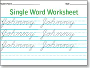 make cursive handwriting worksheets